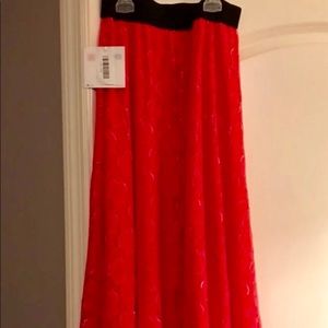 LuLaRoe Lucy XXS Maxi skirt